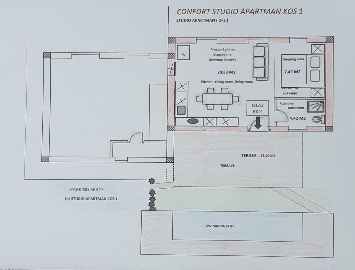 Villa Kos Lupoglav  Buitenkant foto
